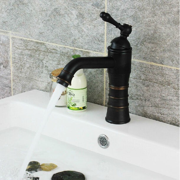 Fontana Vendée Oil Rubbed Bronze Deck Mount Sink Faucet